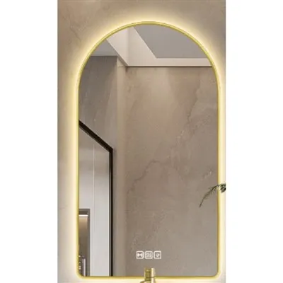 هل يمكنني العثور على مرآة LED مضاءة وخافتة للضوء ومزودة بسماعة بلوتوث؟